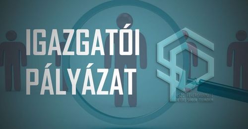 Igazgatói pályázat - Májer János Zsolt